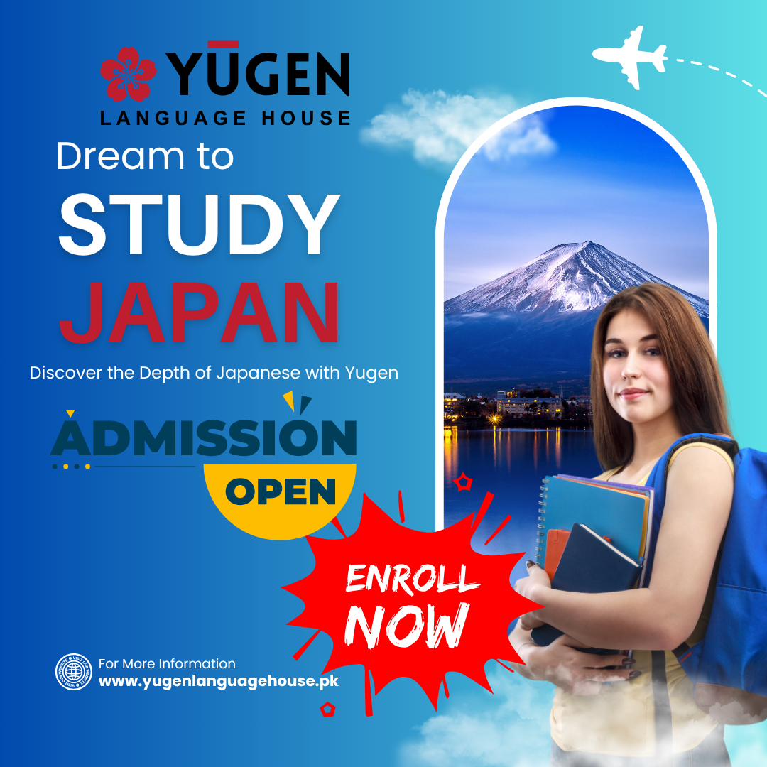 Study in Japan - Yūgen Language House Admission Open - Dream to Study Japan with Mount Fuji